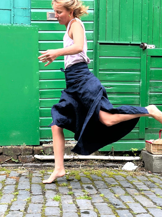 ‘El Kapitan’ zwarte wikkelbroek